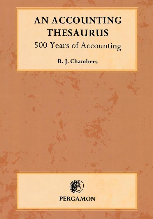 Produktbild: An Accounting Thesaurus