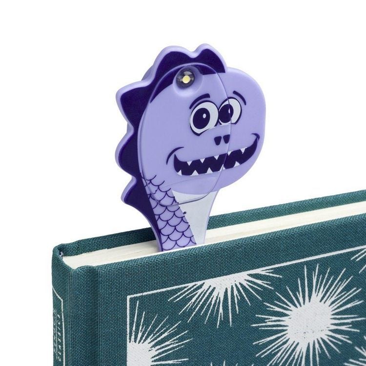 Produktbild: Flexilight Pals Leselicht Dino Lila &ndash; 2-in-1 LED-Leselicht