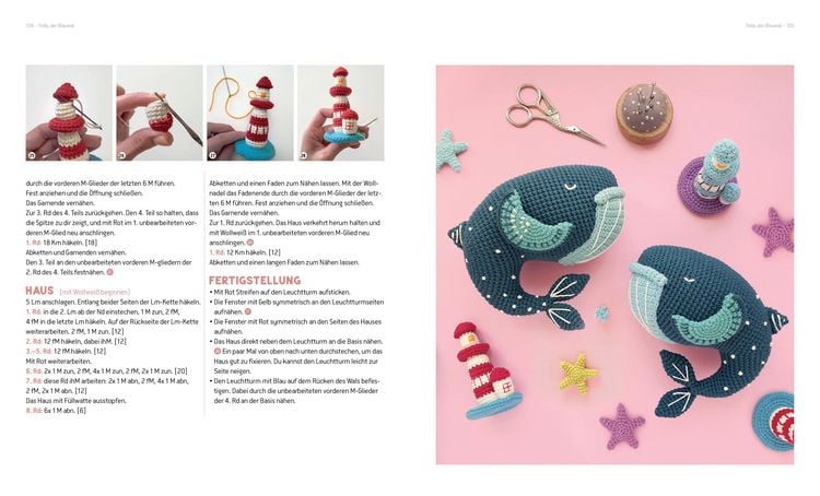 Produktbild: Amigurumis und Meer h&auml;keln &ndash; Deine zauberhaften Unterwasserfreunde | Seepferdchen, Meerjungfrau, Rochen und andere s&uuml;&szlig;e Meeresbewohner