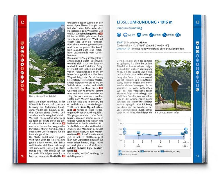 Produktbild: KOMPASS Wanderf&uuml;hrer Zugspitze, Werdenfelser Land, 60 Touren mit Extra-Tourenkarte