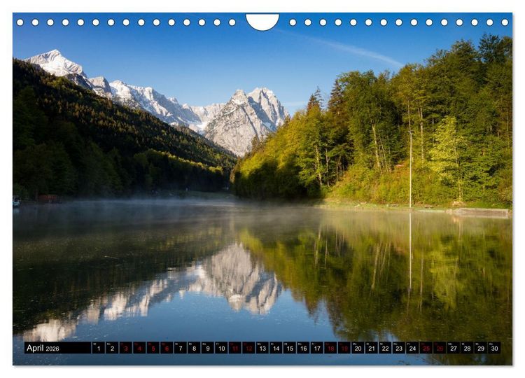 Produktbild: Seen im Werdenfelser Land (Wandkalender 2026 DIN A4 quer), CALVENDO Monatskalender