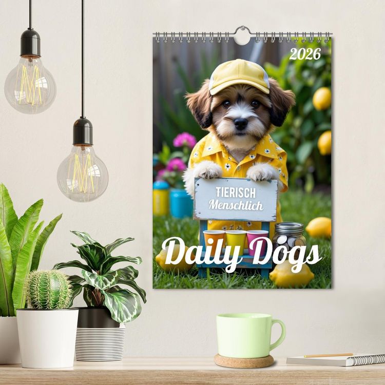 Produktbild: Daily Dogs &ndash; Tierisch menschlich (Wandkalender 2026 DIN A4 hoch), CALVENDO Monatskalender
