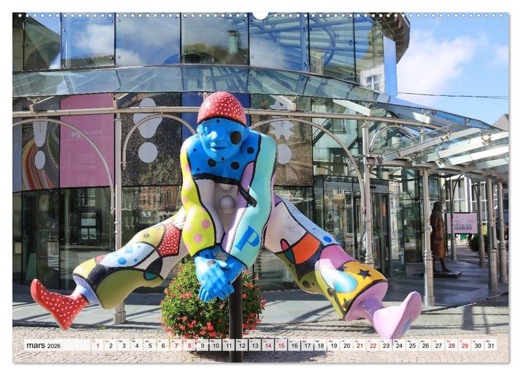 Produktbild: Circuit en Wallonie (Calendrier mural 2026 DIN A2 vertical), CALVENDO calendrier mensuel