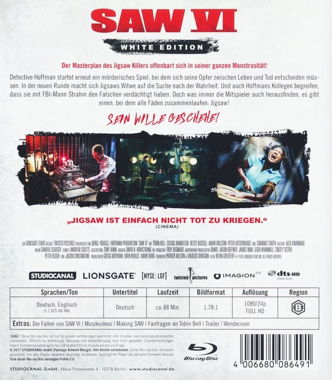 Produktbild: Saw VI - White Edition