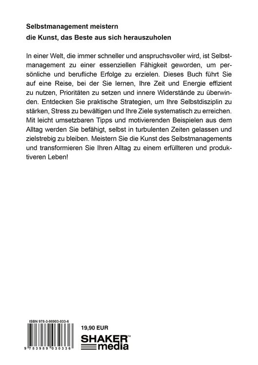 Produktbild: Selbstmanagement meistern
