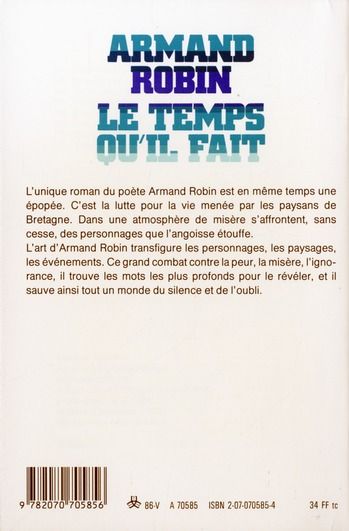 Produktbild: Le temps qu'il fait