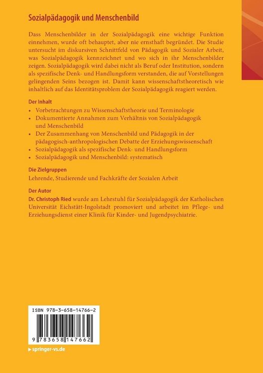Produktbild: Sozialp&auml;dagogik und Menschenbild