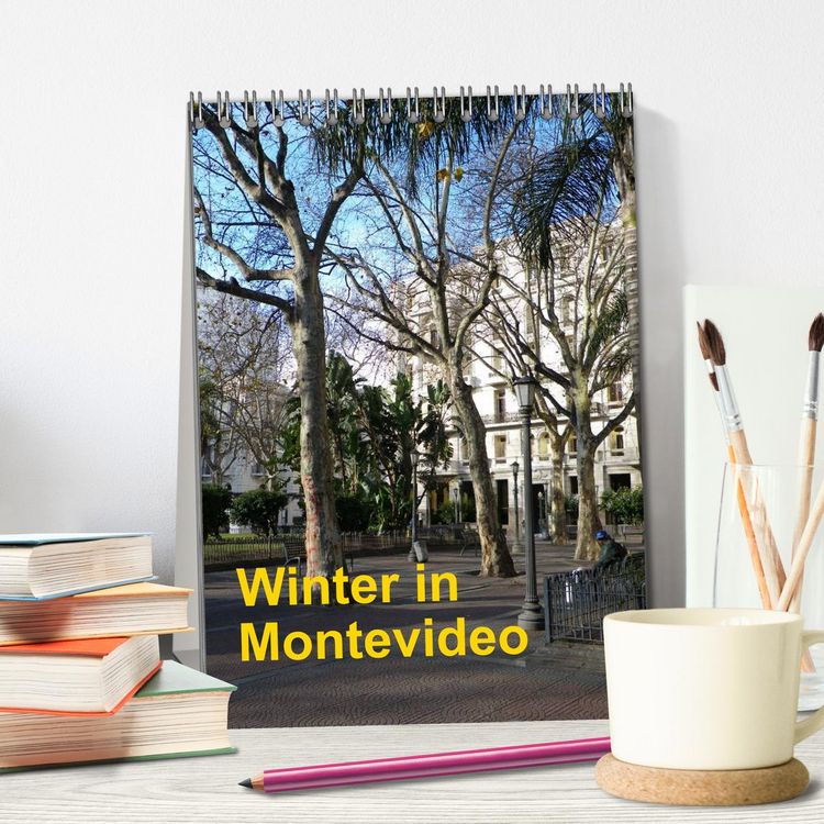 Produktbild: Winter in Montevideo (Tischkalender 2026 DIN A5 hoch), CALVENDO Monatskalender