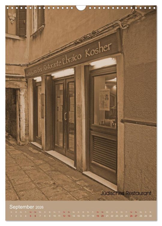 Produktbild: Das Ghetto Venedigs (Wandkalender 2026 DIN A3 hoch), CALVENDO Monatskalender