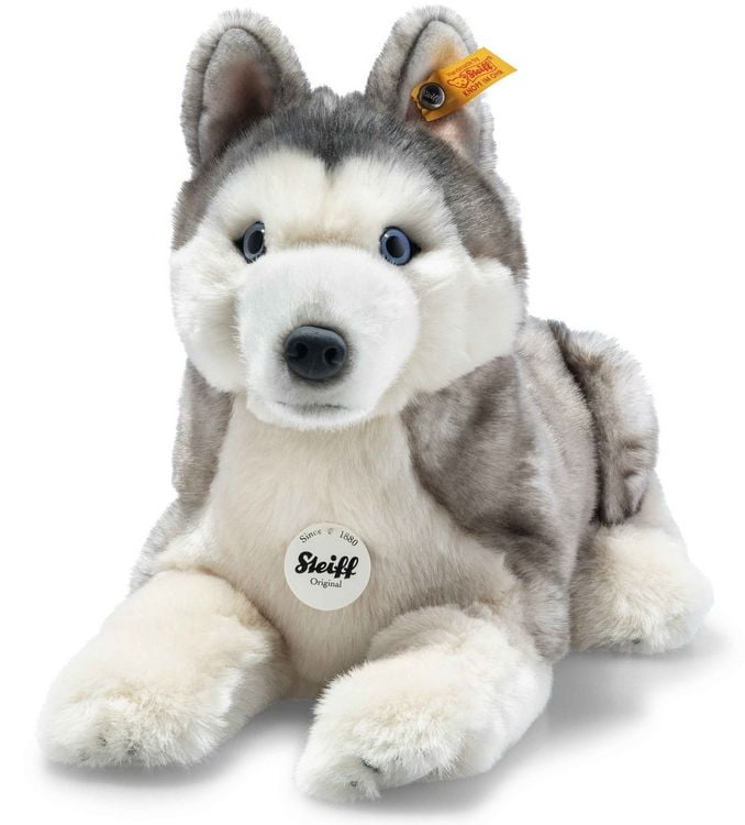 Produktbild: Steiff 067891 - Bernie Husky, liegend, Pl&uuml;sch, 33 cm