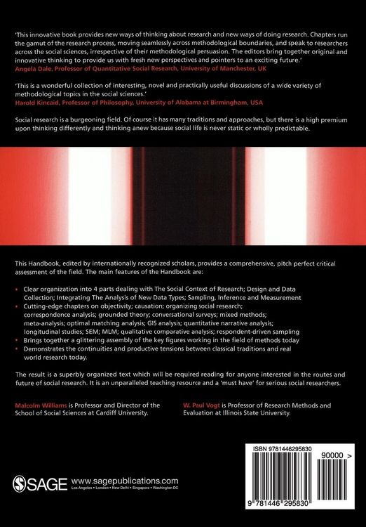 Produktbild: The SAGE Handbook of Innovation in Social Research Methods