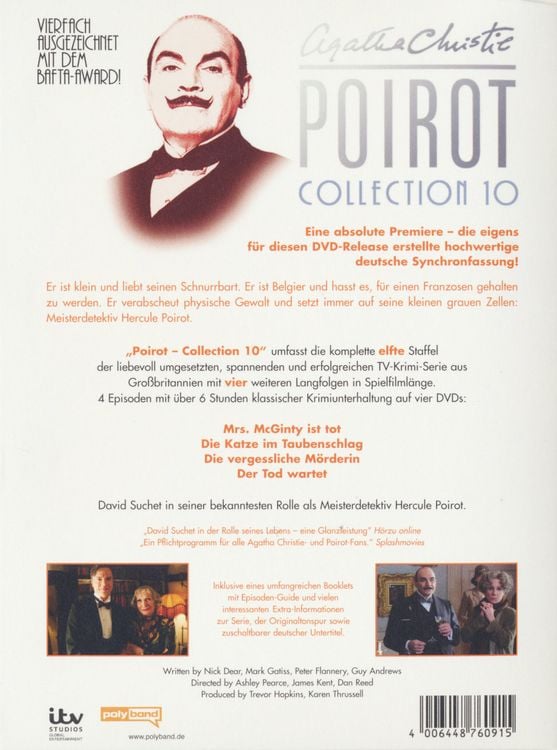 Produktbild: Agatha Christie - Poirot Collection 10 [4 DVDs]