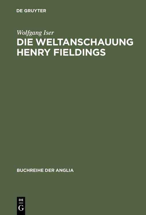 Produktbild: Die Weltanschauung Henry Fieldings