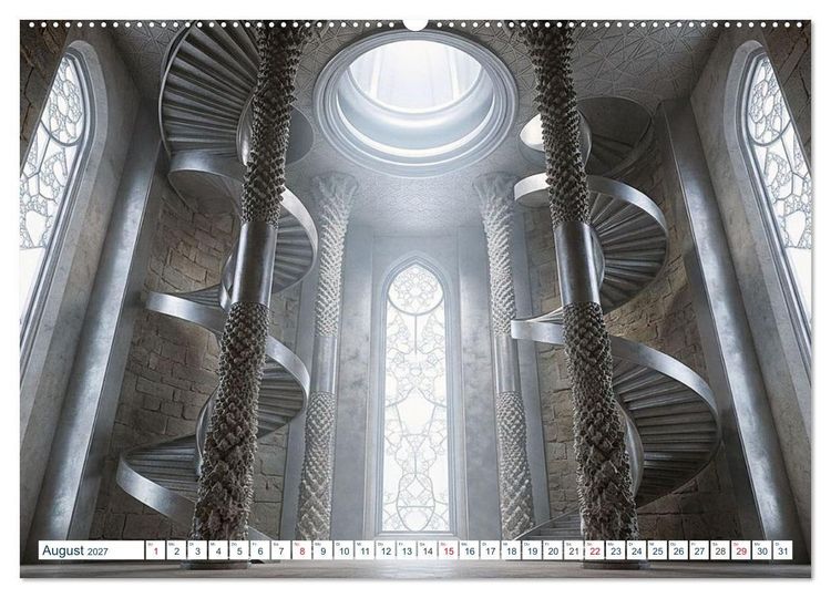 Produktbild: Architektur der Emotionen - Gestaltete Stimmungen (hochwertiger Premium Wandkalender 2027 DIN A2 quer), Kunstdruck in Hochglanz