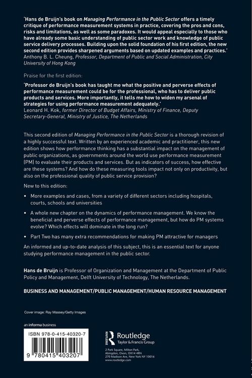 Produktbild: Managing Performance in the Public Sector