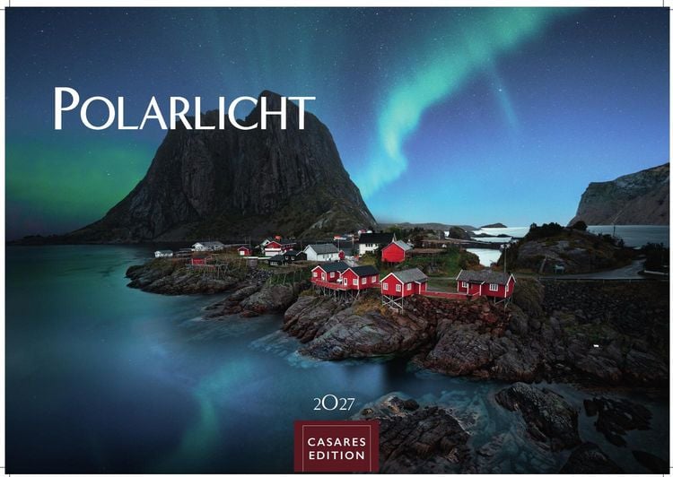Produktbild: Polarlicht Kalender 2027 &ndash; Wandkalender | Fotokalender Naturkalender 35x50cm Grosses Format - Erleben Sie die Magie der Aurora Borealis &ndash; f&uuml;r Naturenthusiasten