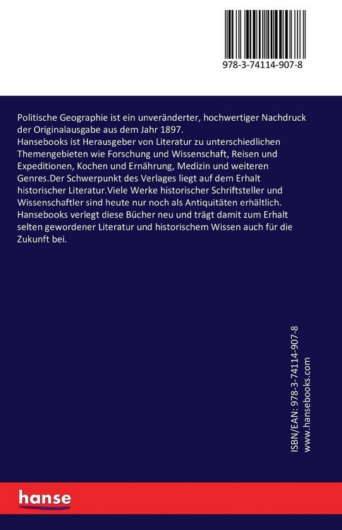 Produktbild: Politische Geographie
