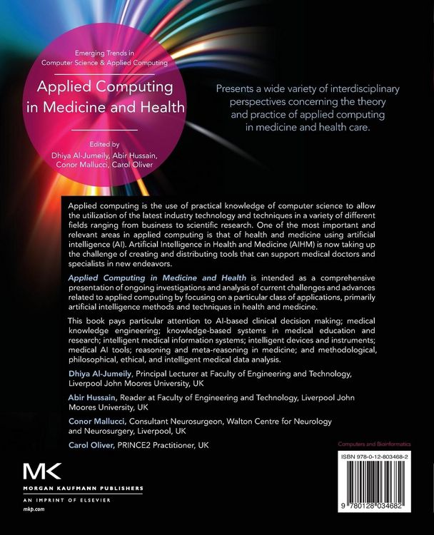 Produktbild: Al-Jumeily, D: Applied Computing in Medicine and Health