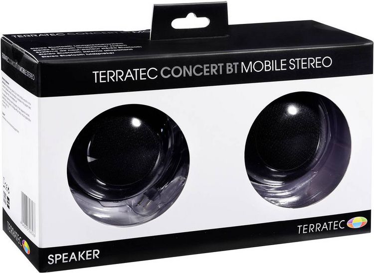 Produktbild: Terratec CONCERT mobile Bluetooth&reg; Lautsprecher Schwarz