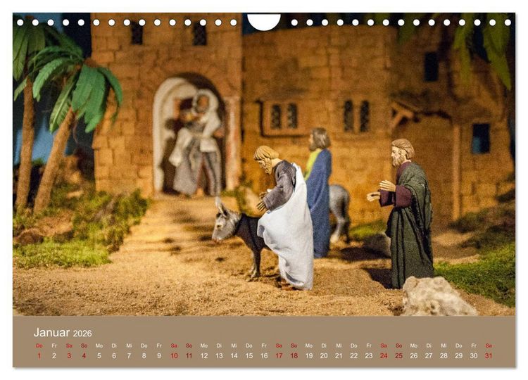 Produktbild: Passionskrippen (Wandkalender 2026 DIN A4 quer), CALVENDO Monatskalender