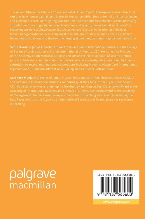 Produktbild: Human Capital and Innovation