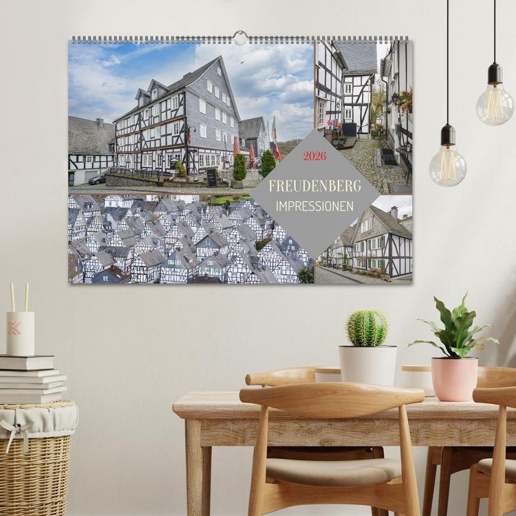 Produktbild: Freudenberg Impressionen (Wandkalender 2026 DIN A2 quer), CALVENDO Monatskalender