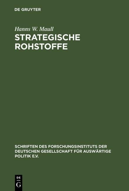 Produktbild: Strategische Rohstoffe