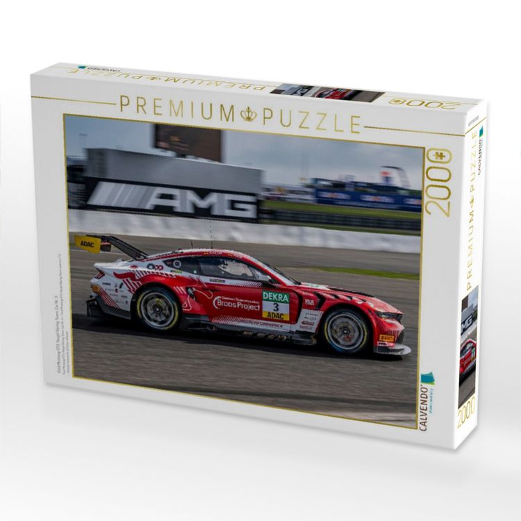 Produktbild: CALVENDO Puzzle Ford Mustang GT3, Haupt Racing Team, Car Nr. 3 | 2000 Teile Lege-Gr&ouml;&szlig;e 90x67cm Foto-Puzzle f&uuml;r gl&uuml;ckliche Stunden