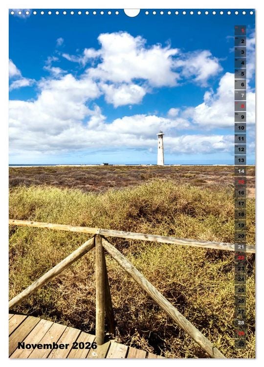 Produktbild: FUERTEVENTURA S&uuml;dsee-Flair (Wandkalender 2026 DIN A3 hoch), CALVENDO Monatskalender