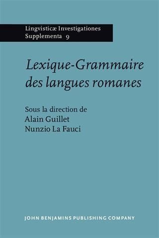 Produktbild: Lexique-Grammaire des langues romanes