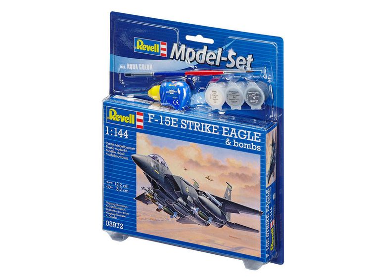 Produktbild: Modellbau Model Set F-15E Strike Eagle & bombs