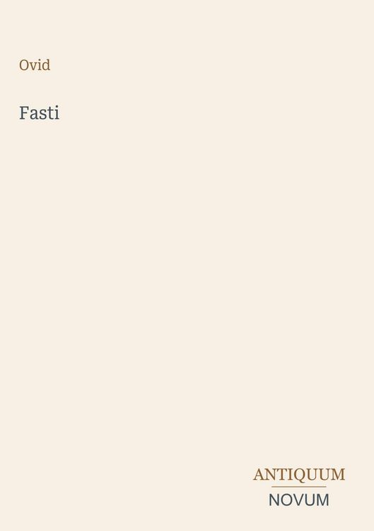 Produktbild: Fasti