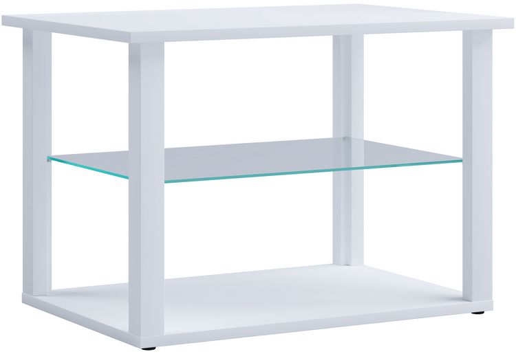 Produktbild: Holz Sofatisch Couchtisch Glas Tisch Wanilo M