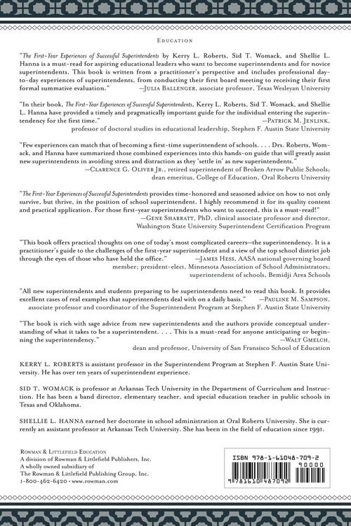 Produktbild: First-Year Experiences of Successful Superintendents