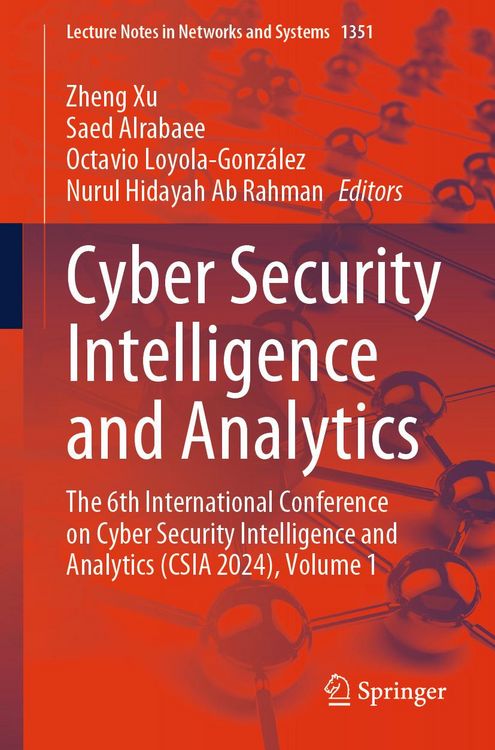 Produktbild: Cyber Security Intelligence and Analytics