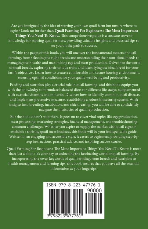 Produktbild: Quail Farming For Beginners
