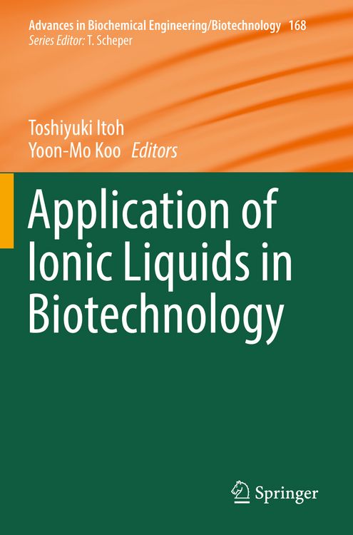 Produktbild: Application of Ionic Liquids in Biotechnology