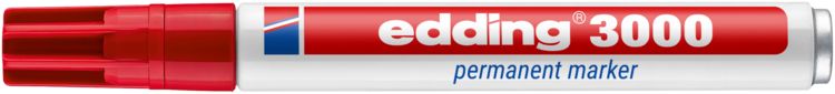 Produktbild: edding Permanentmarker 3000 rot 1,5-3mm