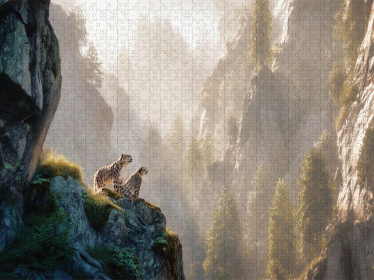 Produktbild: CALVENDO Puzzle Im Reich des Schweigens | 1000 Teile Lege-Gr&ouml;&szlig;e 64x48cm Foto-Puzzle f&uuml;r gl&uuml;ckliche Stunden