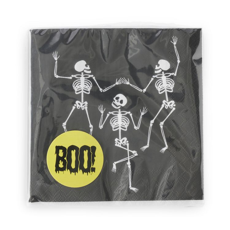 Produktbild: Serviette "Dancing Bones" 25x25cm