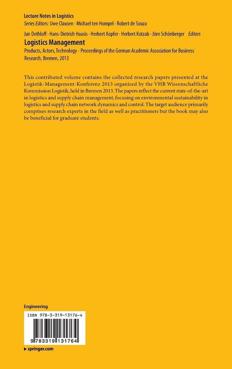 Produktbild: Logistics Management