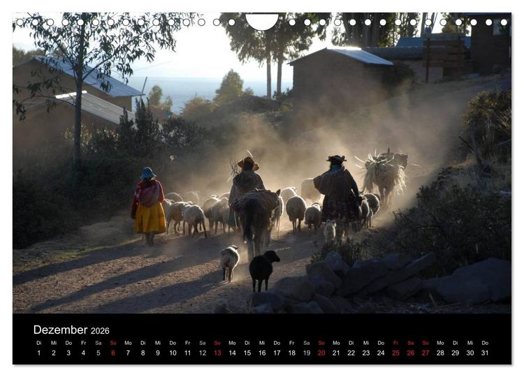Produktbild: Peru &ndash; unterwegs (Wandkalender 2026 DIN A4 quer), CALVENDO Monatskalender