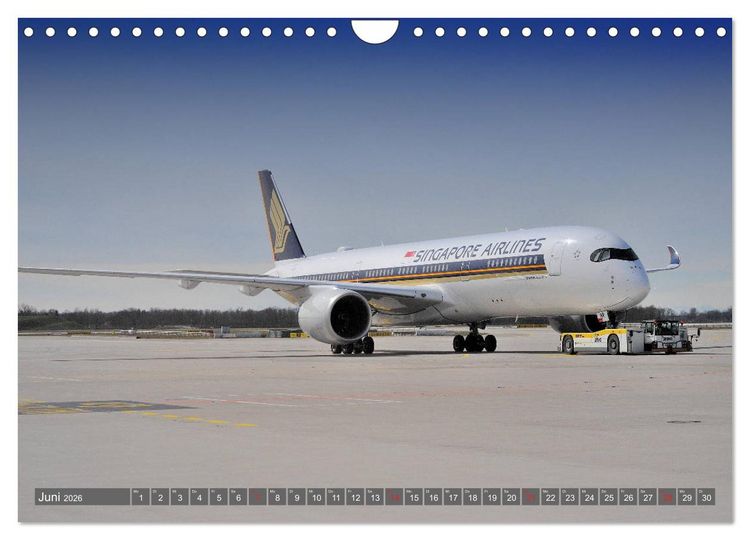 Produktbild: Flugzeuge zwischen Himmel und Erde (Wandkalender 2026 DIN A4 quer), CALVENDO Monatskalender