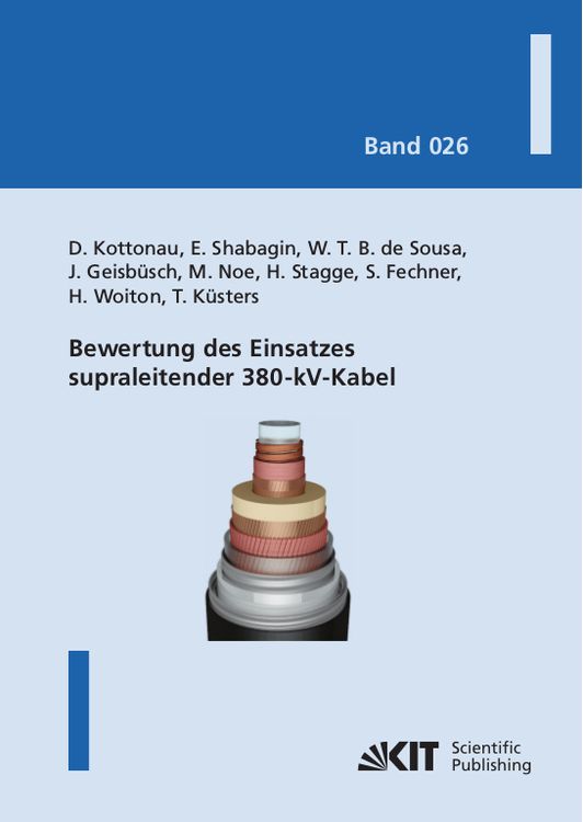 Produktbild: Bewertung des Einsatzes supraleitender 380-kV-Kabel