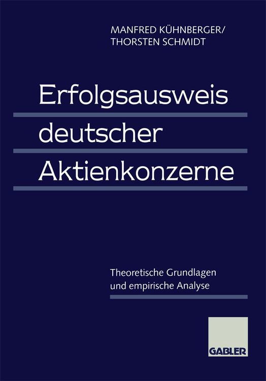 Produktbild: Erfolgsausweis deutscher Aktienkonzerne