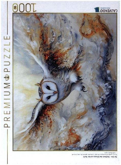 Produktbild: CALVENDO Puzzle Die Eule - W&auml;chterin des Wissens und der Nacht | 1000 Teile Lege-Gr&ouml;&szlig;e 64x48cm Foto-Puzzle f&uuml;r gl&uuml;ckliche Stunden