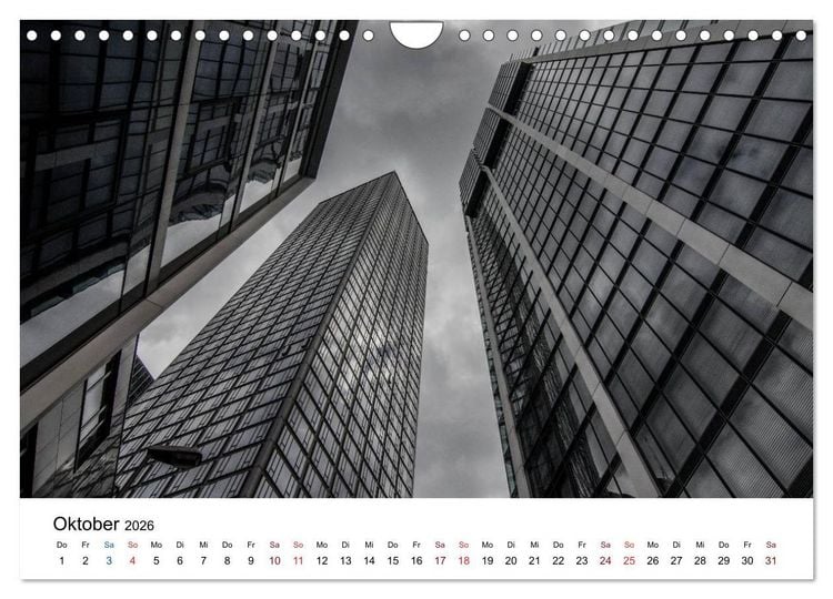 Produktbild: Frankfurt am Main bei Tag und Nacht (Wandkalender 2026 DIN A4 quer), CALVENDO Monatskalender