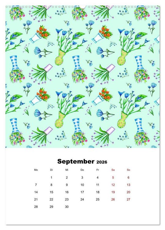 Produktbild: MUSTERMACKE (hochwertiger Premium Wandkalender 2026 DIN A2 hoch), Kunstdruck in Hochglanz