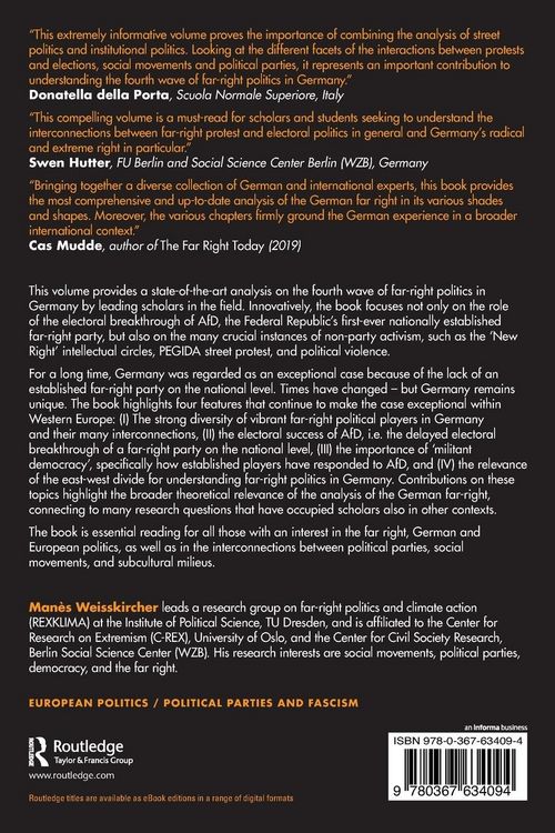 Produktbild: Contemporary Germany and the Fourth Wave of Far-Right Politics