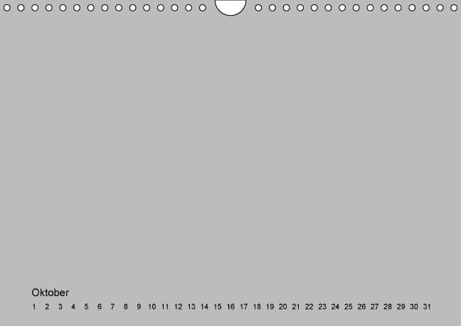 Produktbild: Geburtstags - Bastelkalender - Grau (Wandkalender immerw&auml;hrend DIN A4 quer)
